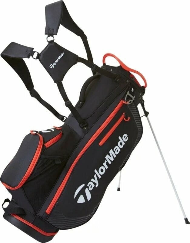 TaylorMade Pro Stand Bag Black/Red Stand Bag TaylorMade