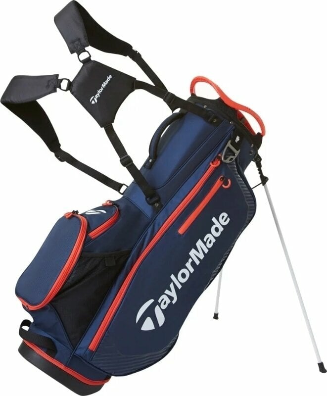 TaylorMade Pro Stand Bag Navy/Red Stand Bag TaylorMade