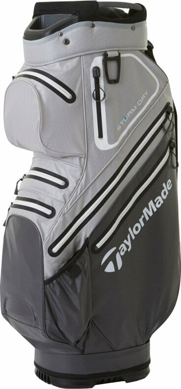 TaylorMade Storm Dry Cart Bag Dark Grey/Light Grey Cart Bag TaylorMade