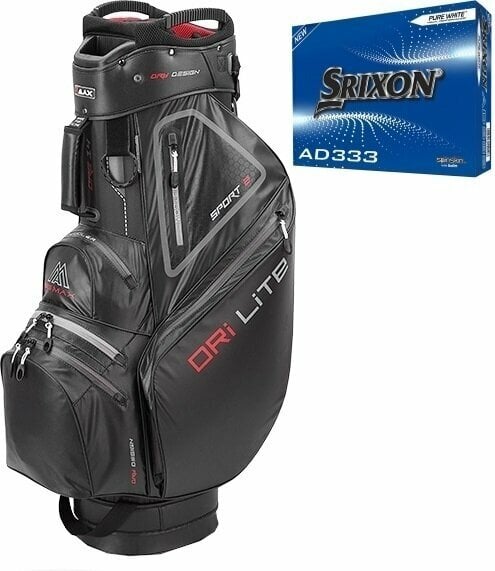 Big Max Dri Lite Sport 2 SET Black Cart Bag Big Max