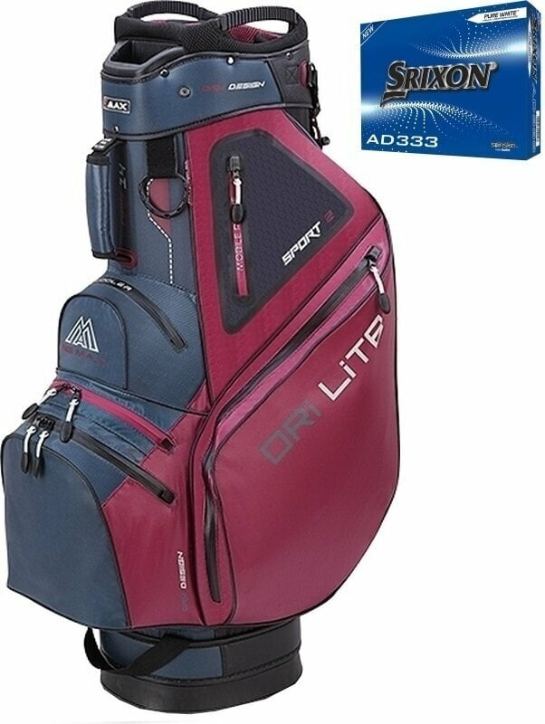 Big Max Dri Lite Sport 2 SET Merlot Cart Bag Big Max