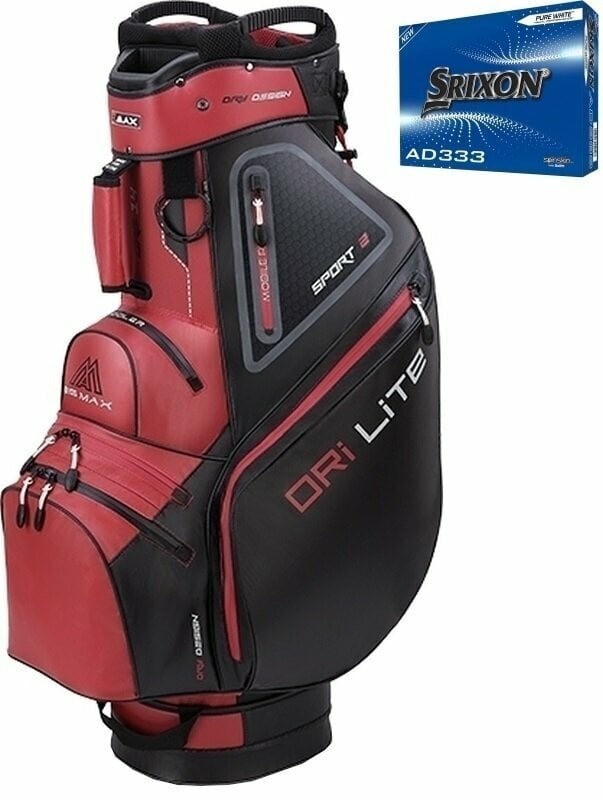 Big Max Dri Lite Sport 2 SET Red/Black Cart Bag Big Max