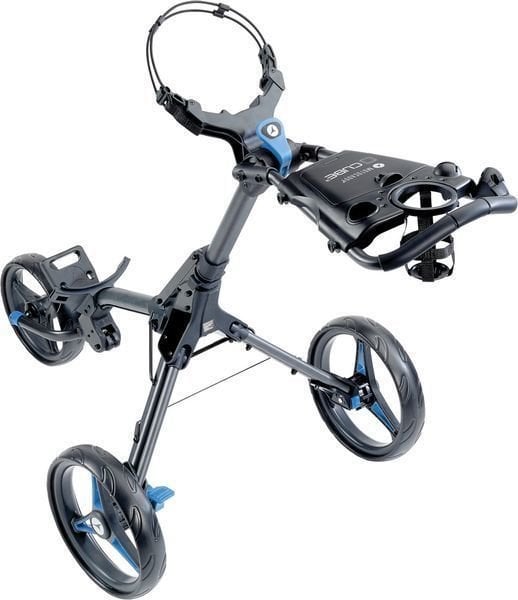 Motocaddy Cube Push Blue Manuální golfové vozíky Motocaddy