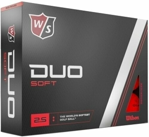 Wilson Staff Duo Soft Golf Balls Red Wilson Staff