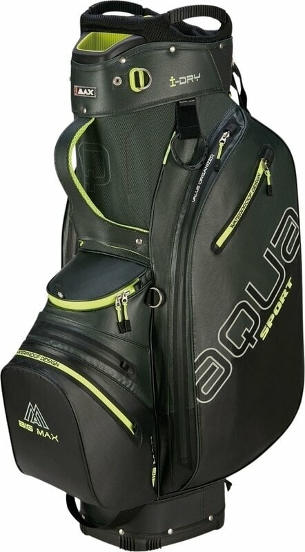 Big Max Aqua Sport 4 Forest Green/Black/Lime Cart Bag Big Max