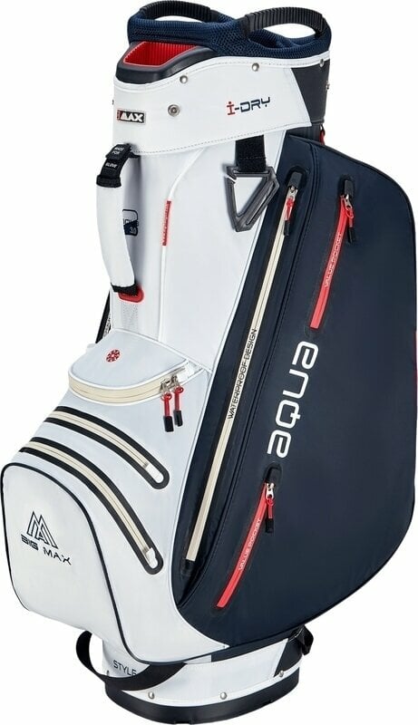 Big Max Aqua Style 4 White/Navy/Red Cart Bag Big Max