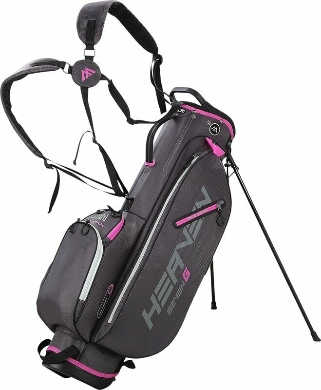 Big Max Heaven Seven G Charcoal/Fuchsia Stand Bag Big Max