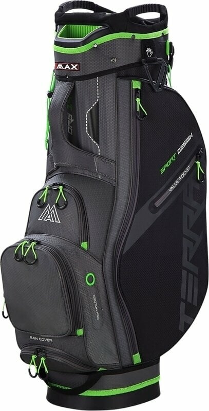 Big Max Terra Sport Charcoal/Black/Lime Cart Bag Big Max