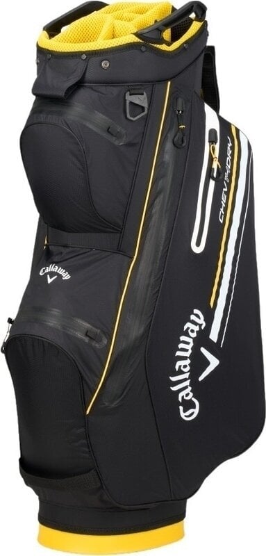 Callaway Chev Dry 14 Black/Golden Rod Cart Bag Callaway