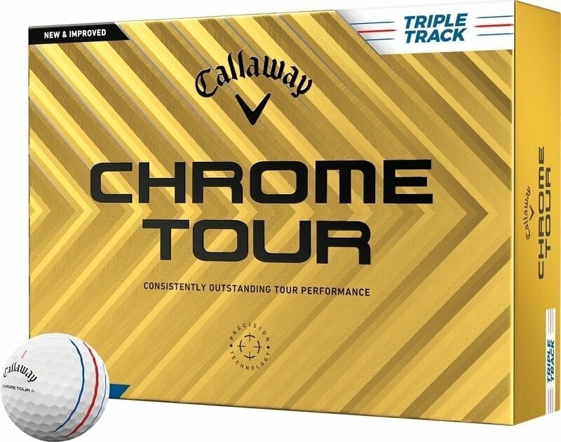 Callaway Chrome Tour White Golf Balls Triple Track Callaway