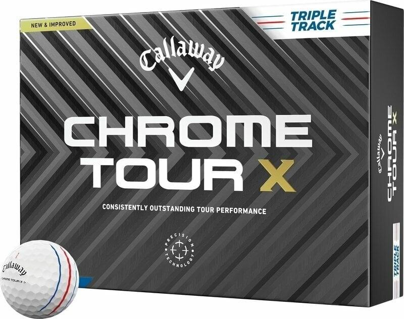 Callaway Chrome Tour X White Golf Balls Triple Track Callaway