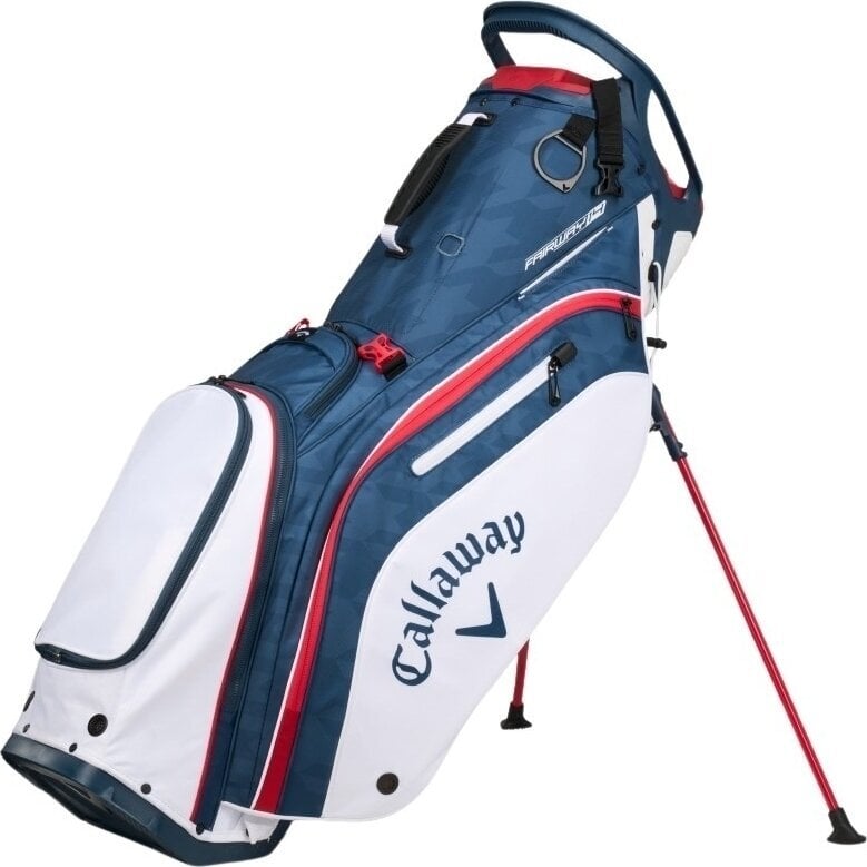 Callaway Fairway 14 Navy Houndstooth/White/Red Stand Bag Callaway