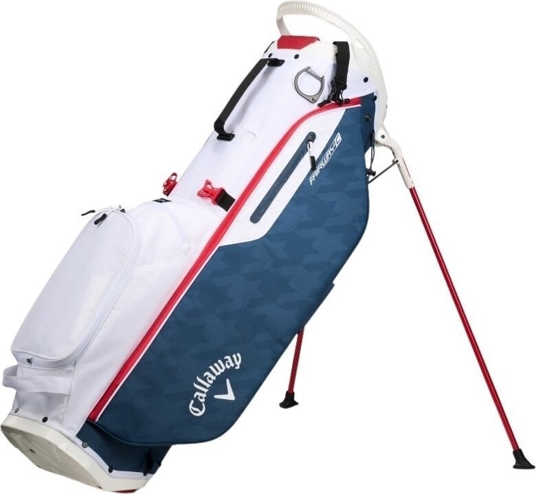 Callaway Fairway C White/Navy Houndstooth/Red Stand Bag Callaway