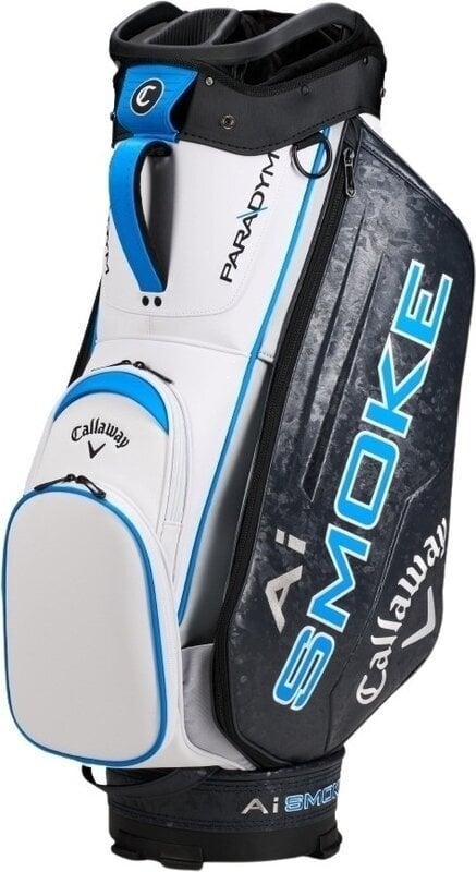 Callaway Paradym Ai Smoke White/Blue Cart Bag Callaway