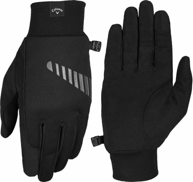 Callaway Thermal Grip Mens Golf Gloves Pair Black M/L Callaway
