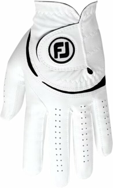 Footjoy Weathersof Mens Golf Glove Regular LH White/Black L 2024 Footjoy