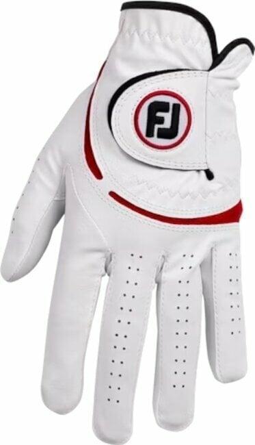 Footjoy Weathersof Mens Golf Glove Regular LH White/Red L 2024 Footjoy