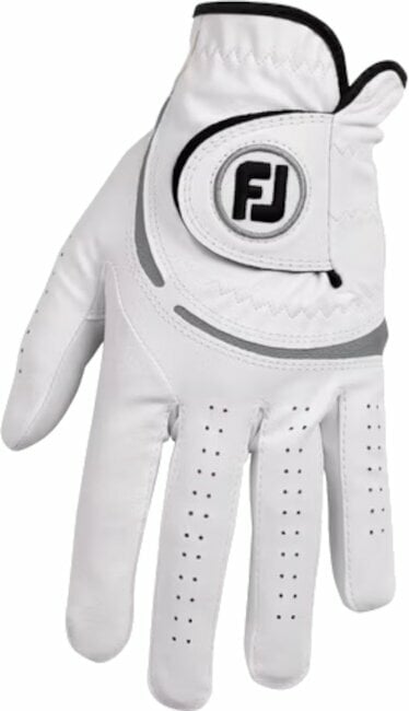 Footjoy Weathersof Mens Golf Glove White/Grey LH L 2024 Footjoy