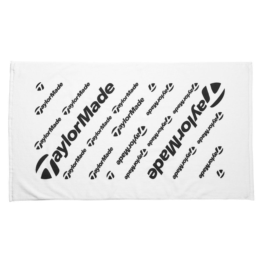 TaylorMade Tour Towel White 2019 TaylorMade
