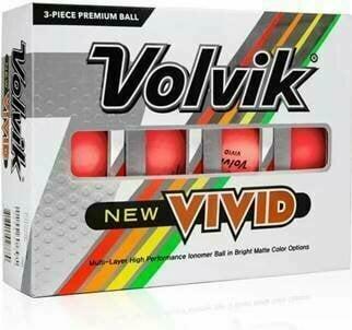 Volvik Vivid Golf Balls Pink Volvik