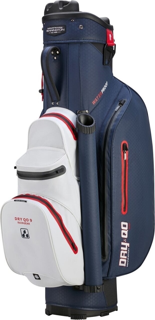 Bennington QO 9+ Waterproof Navy/White/Red Cart Bag Bennington