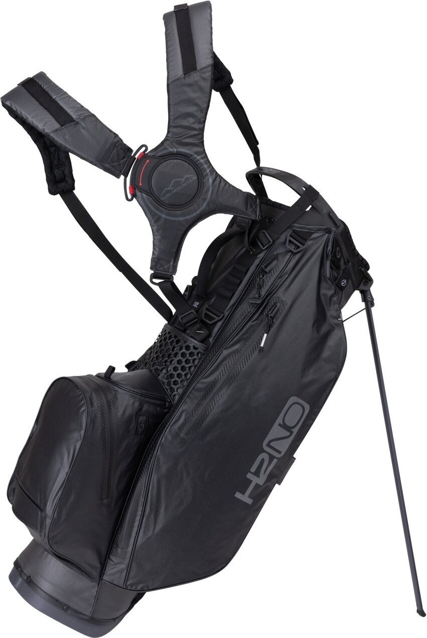 Sun Mountain H2NO Lite 14-Way Waterproof Steel/Black Stand Bag Sun Mountain