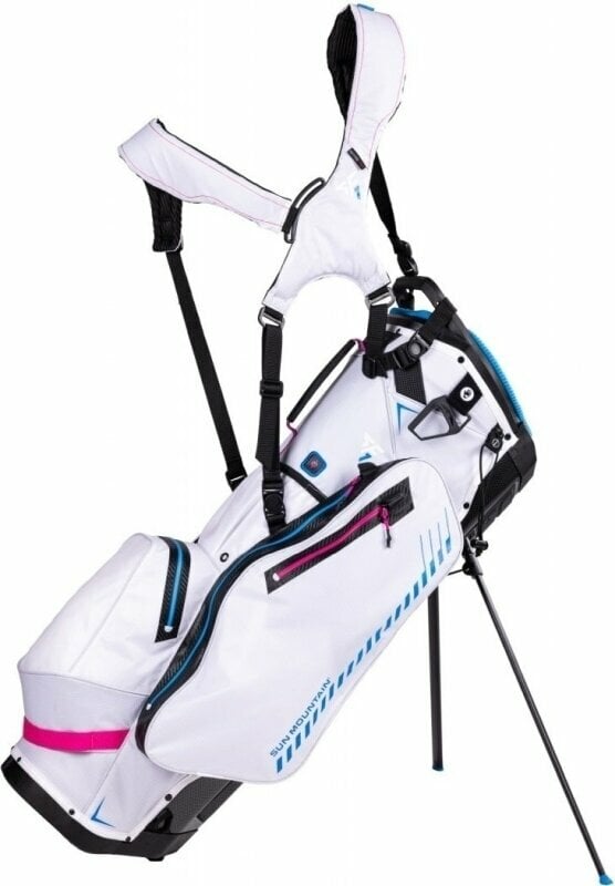 Sun Mountain Sport Fast 1 Stand Bag White/Cobalt/Pink Stand Bag Sun Mountain