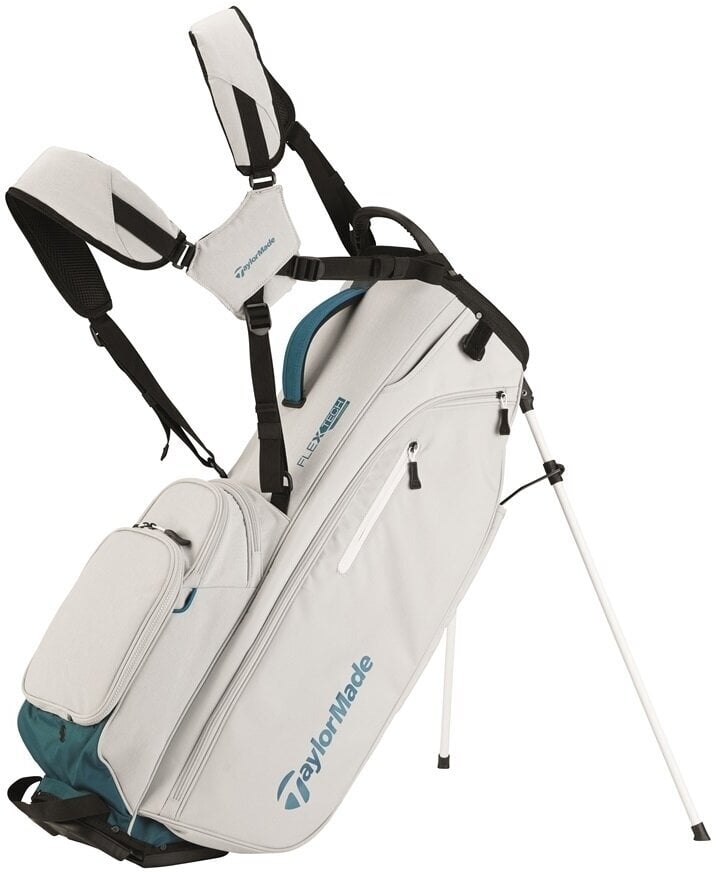TaylorMade Flextech Crossover Silver/Navy Stand Bag TaylorMade