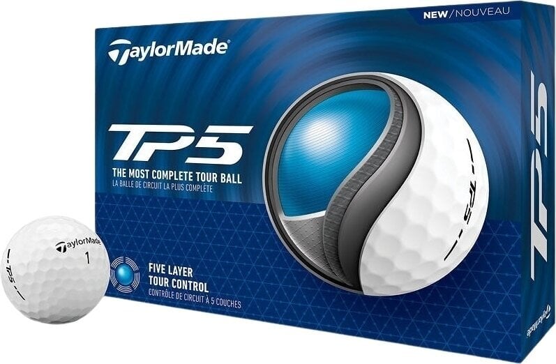 TaylorMade TP5 Golf Balls White TaylorMade