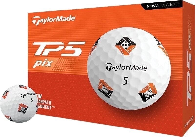 TaylorMade TP5 Pix 3.0 Golf Balls White TaylorMade