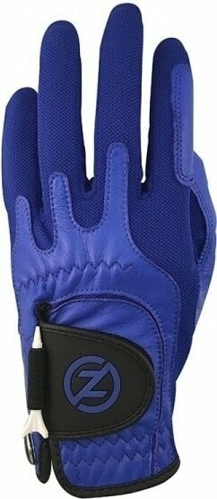 Zero Friction Cabretta Elite Men Golf Glove Left Hand Blue One Size Zero Friction