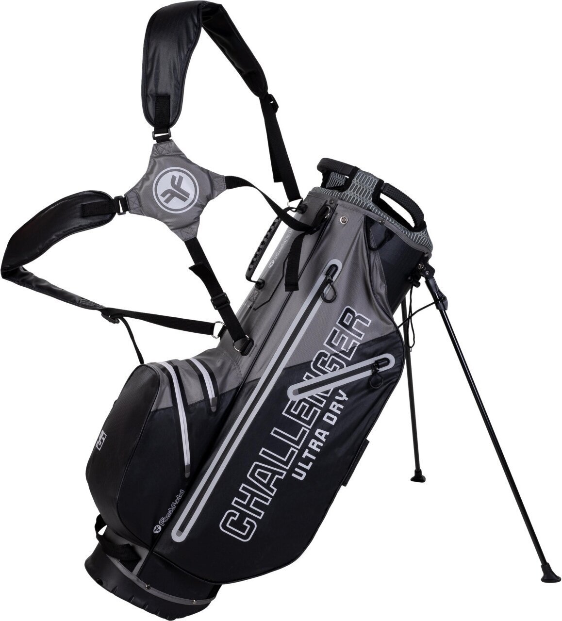 Fastfold Challenger Black/Charcoal Stand Bag Fastfold