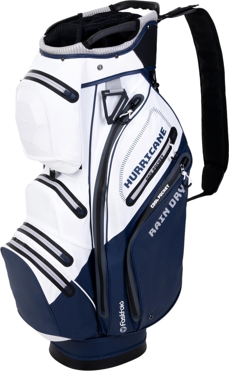 Fastfold Hurricane Navy/White Cart Bag Fastfold