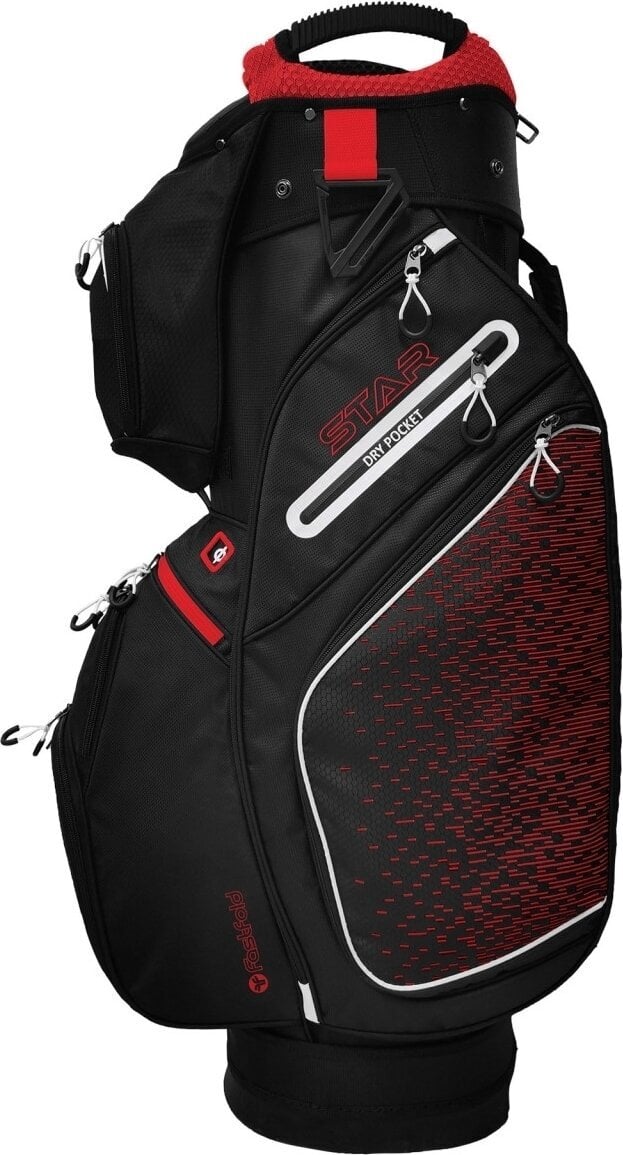 Fastfold Star Black/Red Cart Bag Fastfold