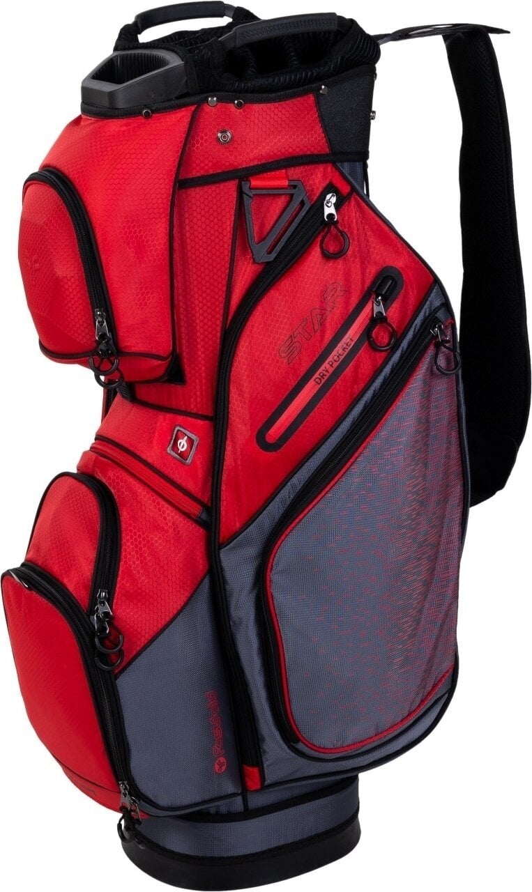 Fastfold Star Charcoal/Red Cart Bag Fastfold