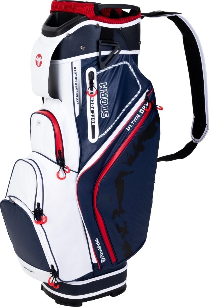 Fastfold Storm Navy/White/Red Cart Bag Fastfold