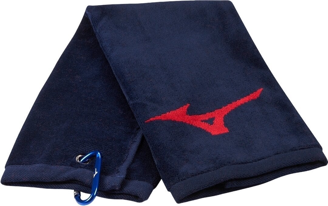 Mizuno RB Tri Fold Towel Navy/Red Mizuno