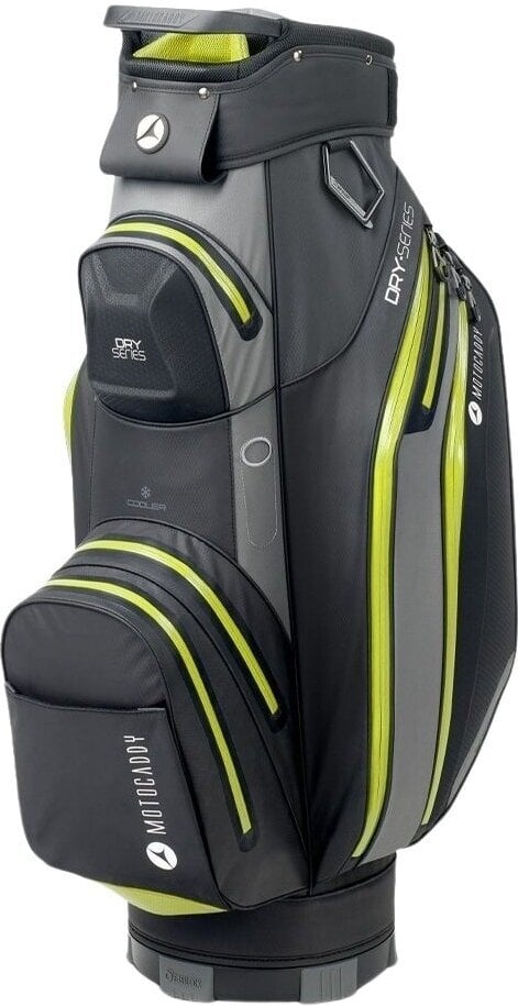 Motocaddy Dry Series 2024 Charcoal/Lime Cart Bag Motocaddy