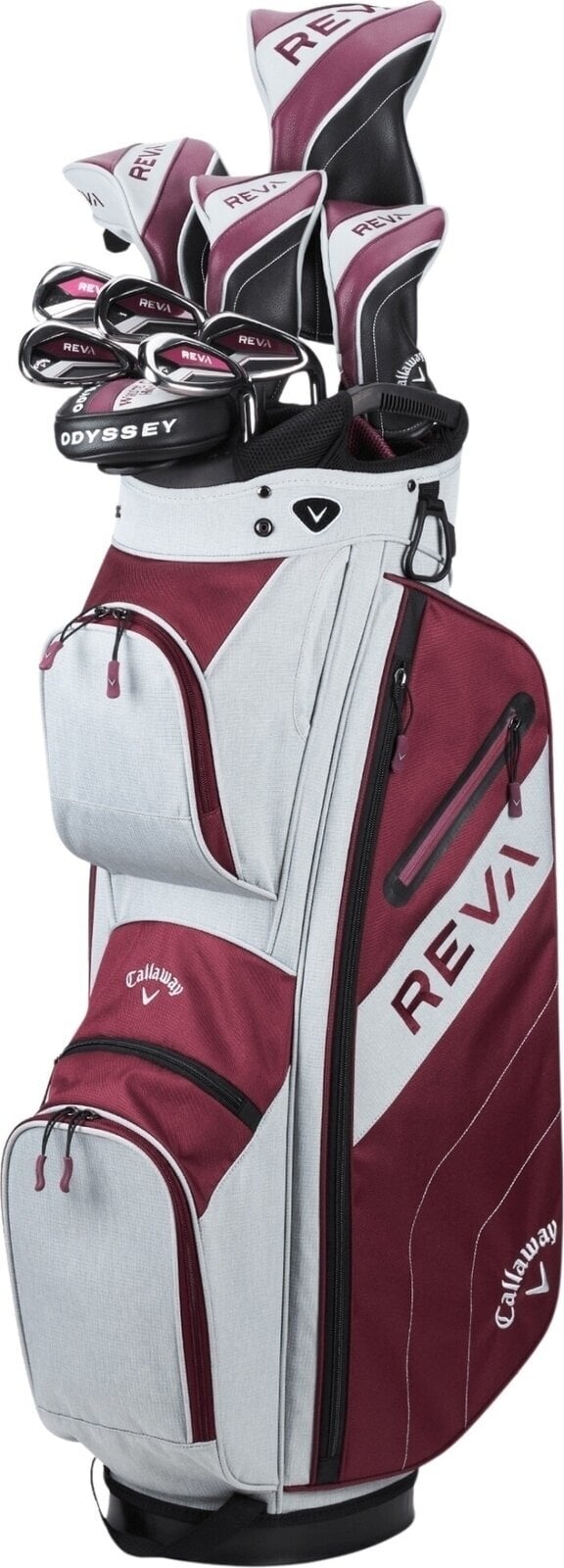 Callaway REVA Ladies Set 2024 Eggplant Pravá ruka Graphite Lady Standard Golfový set Callaway
