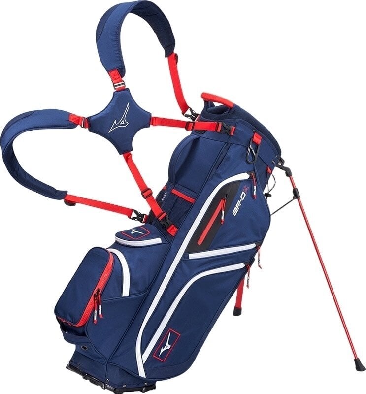 Mizuno BR-DX 25 Stand Bag Navy/Red Mizuno