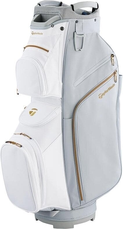 TaylorMade Kalea Gold Grey/White Cart Bag TaylorMade
