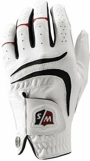 Wilson Staff Grip Plus Golf White Levá ruka L Pánské rukavice Wilson Staff