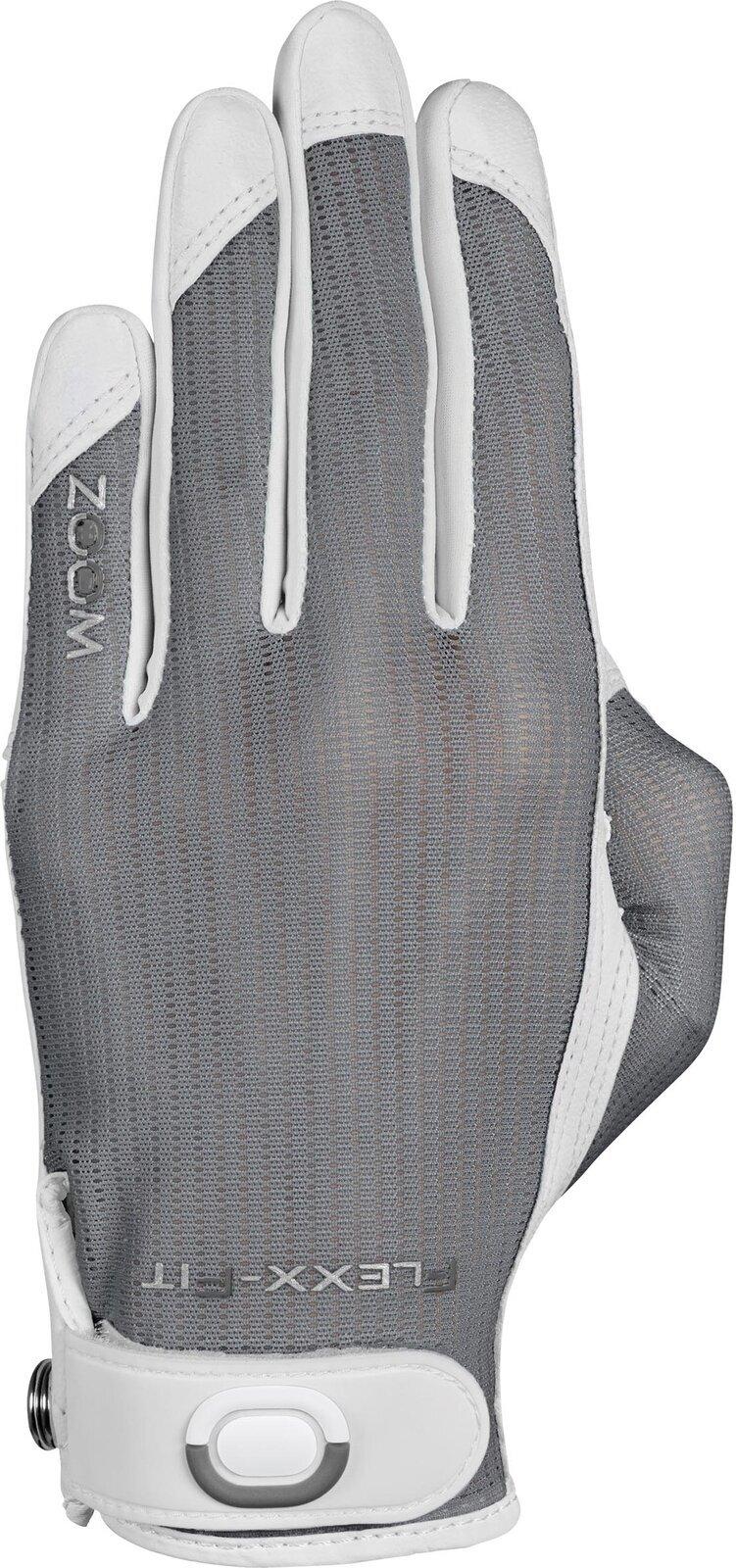 Zoom Gloves Sun Style Golf White/Grey Levá ruka L/XL Dámské rukavice Zoom Gloves