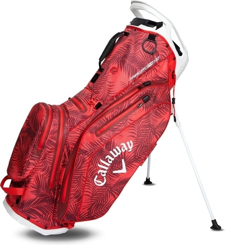 Callaway Fairway 14 HD Stand Bag Red Palms/Light Grey Callaway