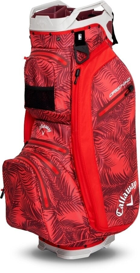 Callaway Org 14 HD Red Palms/Light Grey Cart Bag Callaway