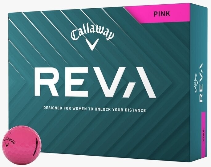 Callaway Reva 2025 Pink Basic Golfové míčky Callaway