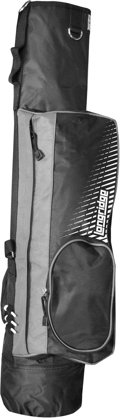 Longridge 5'' Black/Silver Pencil Bag Longridge