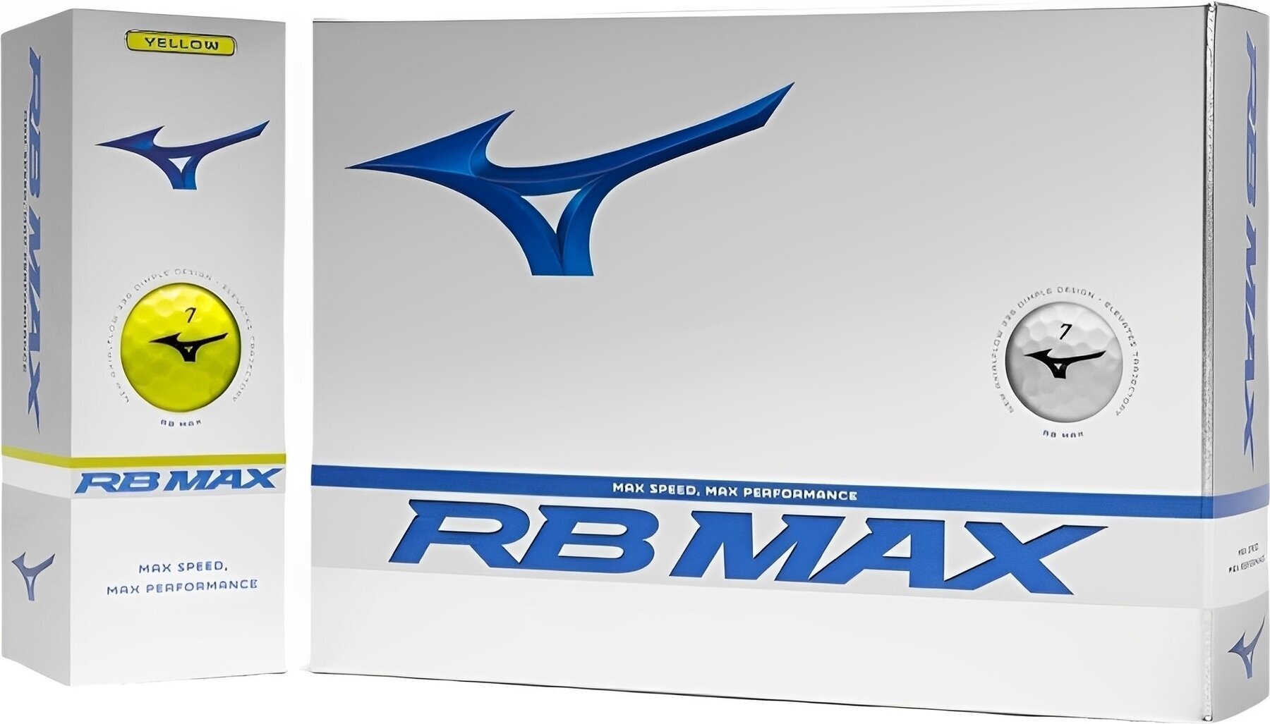 Mizuno RB Max Yellow Golfové míčky Mizuno