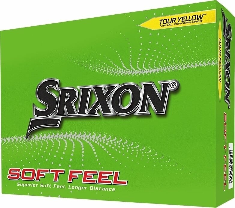 Srixon Soft Feel Golf Balls Tour Yellow Golfové míčky Srixon
