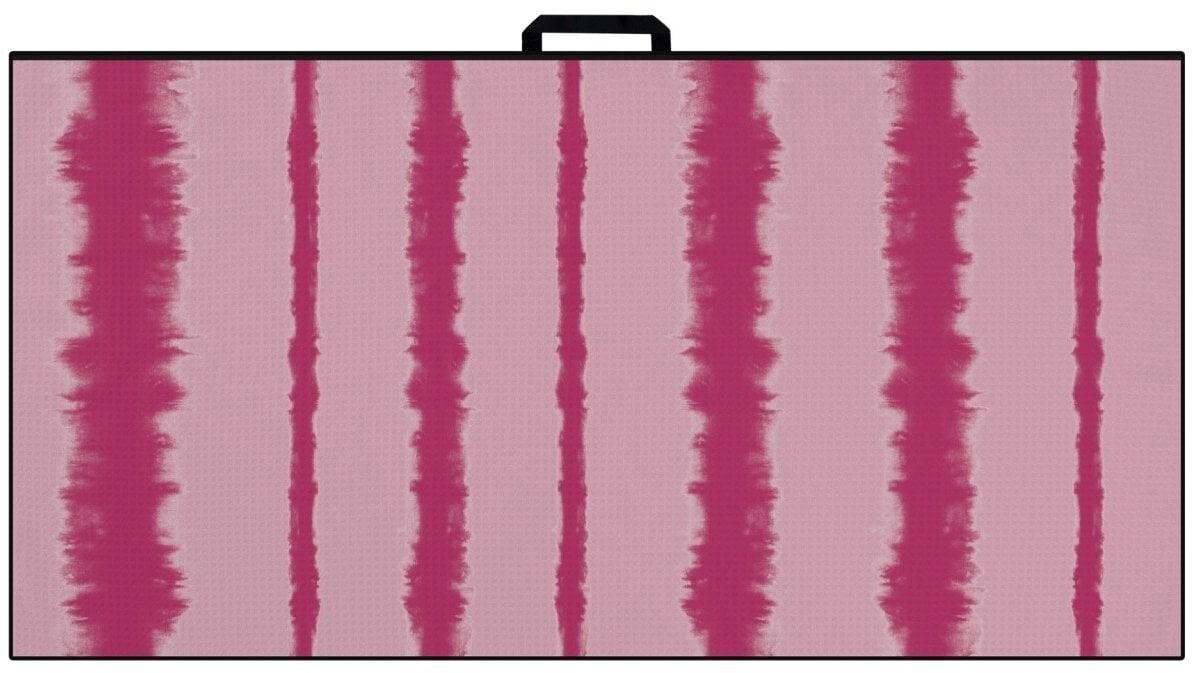 Devant Ultimate Microfibre Pink Stripe Tie Dye Ručník Devant